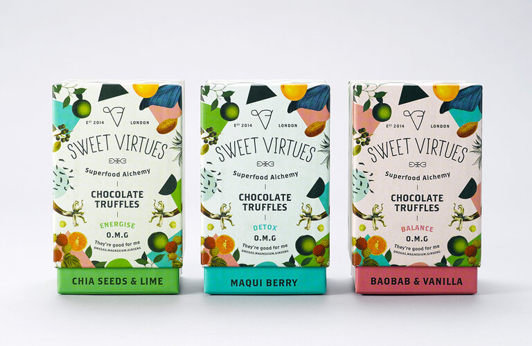 Sweet Virtues packaging