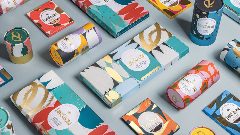 love cocoa packaging range