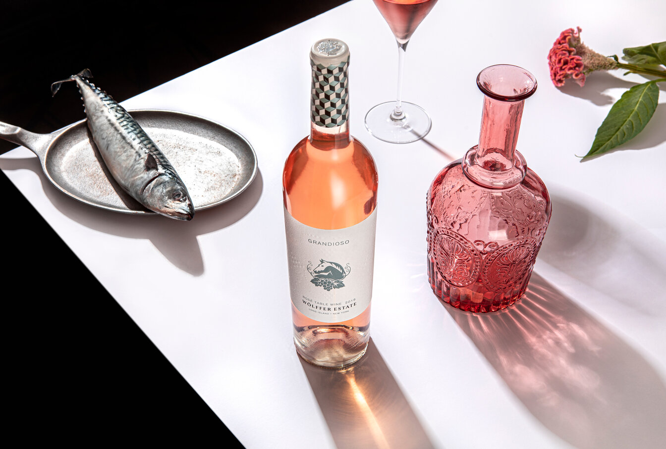 wolffer white horse wine design