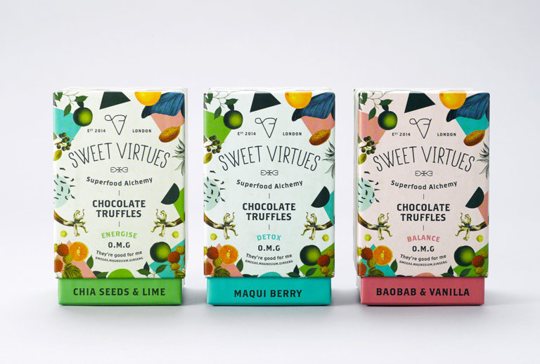 Sweet Virtues packaging