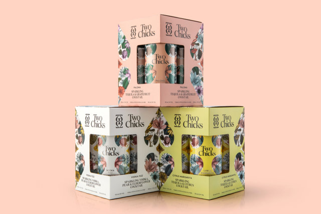 two chicks cocktail packaging