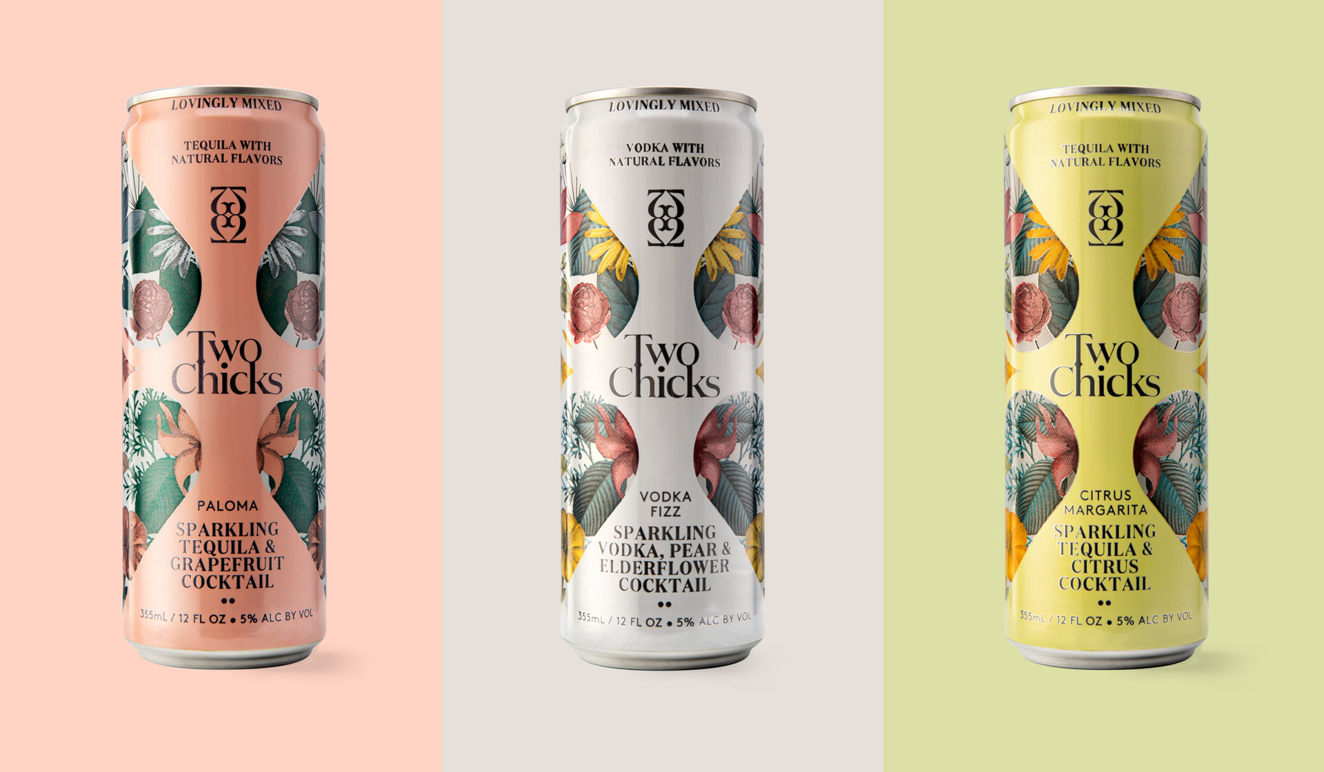 two chicks cocktail packaging