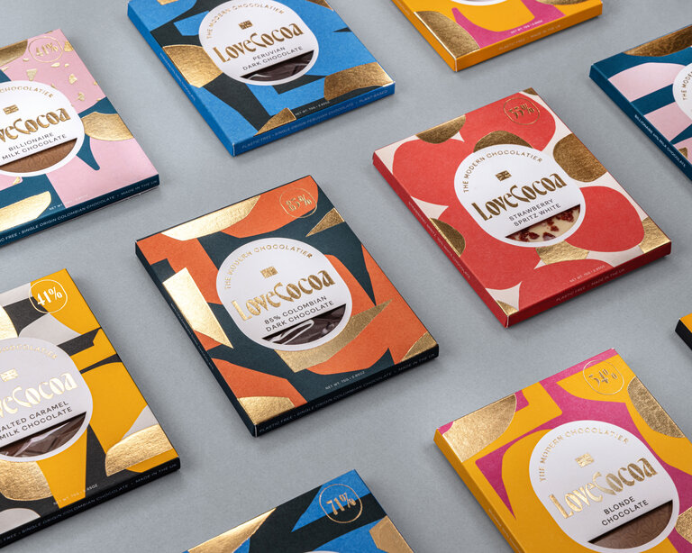 love cocoa chocolate bars