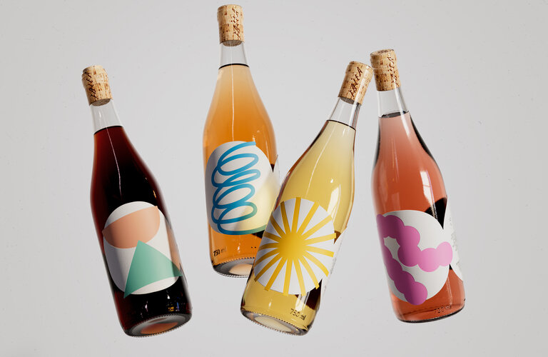 talea beer co wine bottles floating