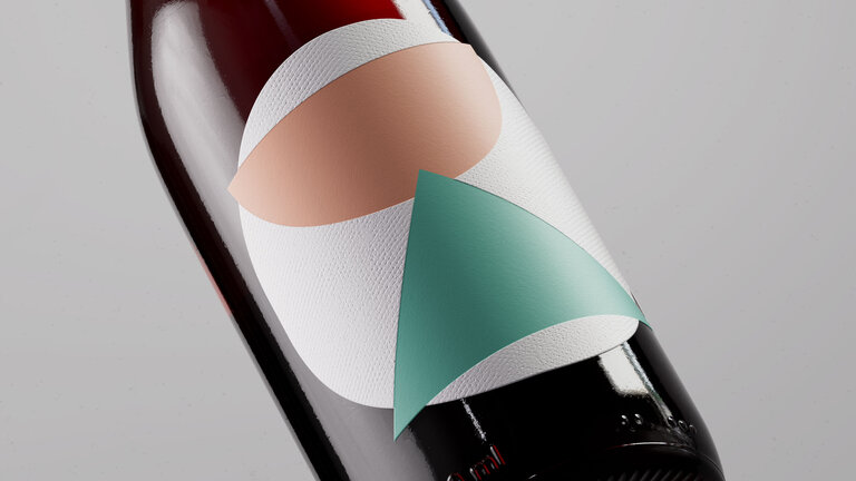 talea red wine label detail