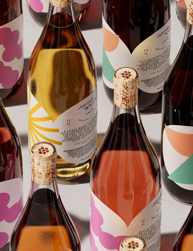 talea wine packaging grid