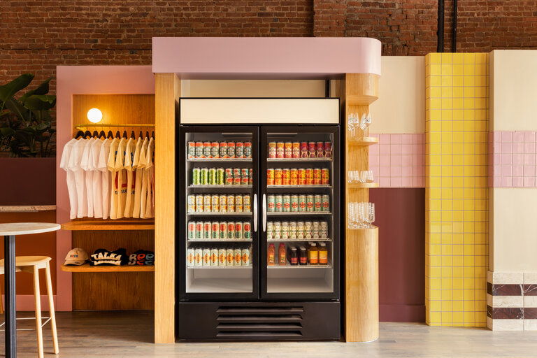 talea beer co cobble hill fridge
