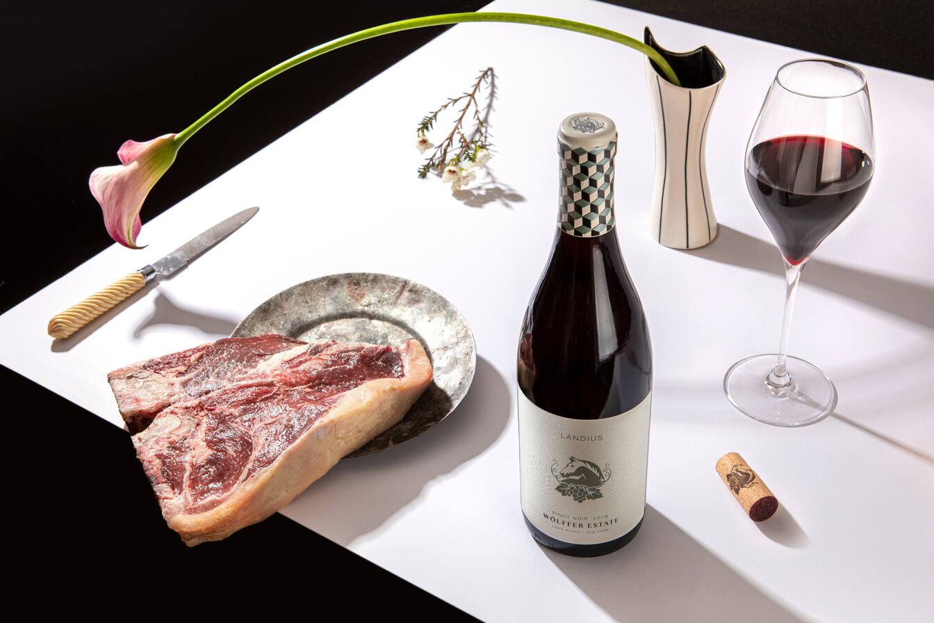 wolffer white horse wine design