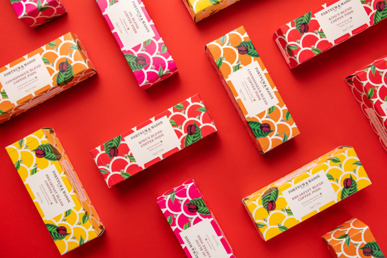 fortnum and mason coffee packaging