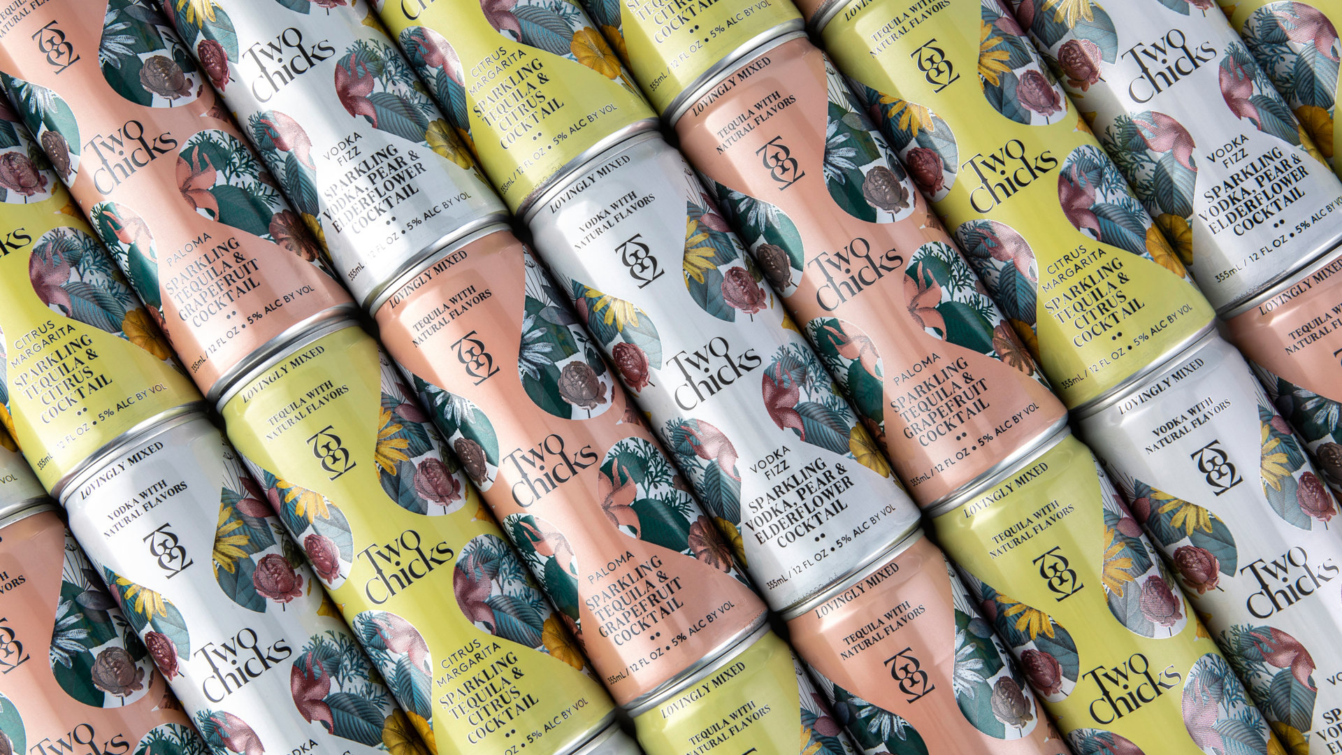 two chicks cocktail packaging