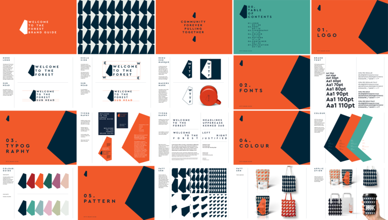 welcome to the forest branding