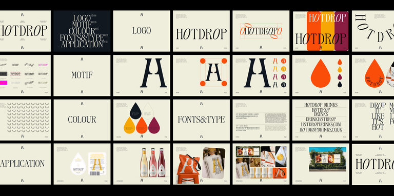 hotdrop drinks brand guide