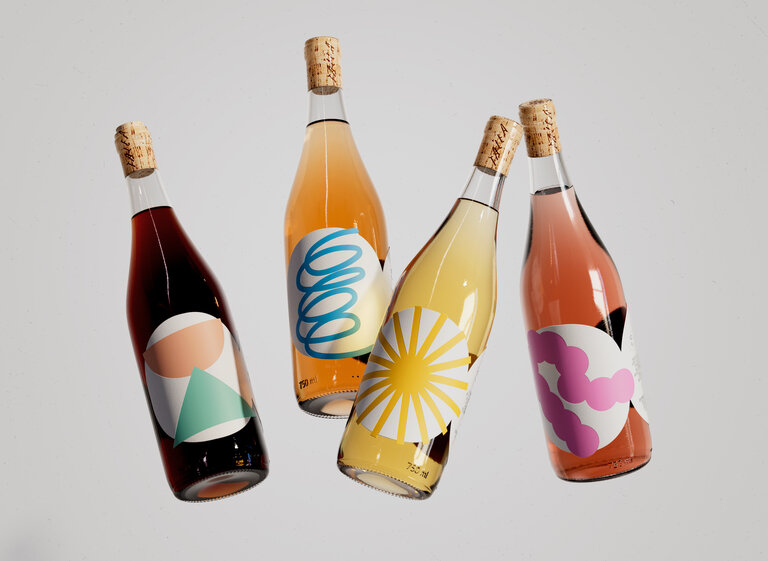 talea beer co wine bottles floating