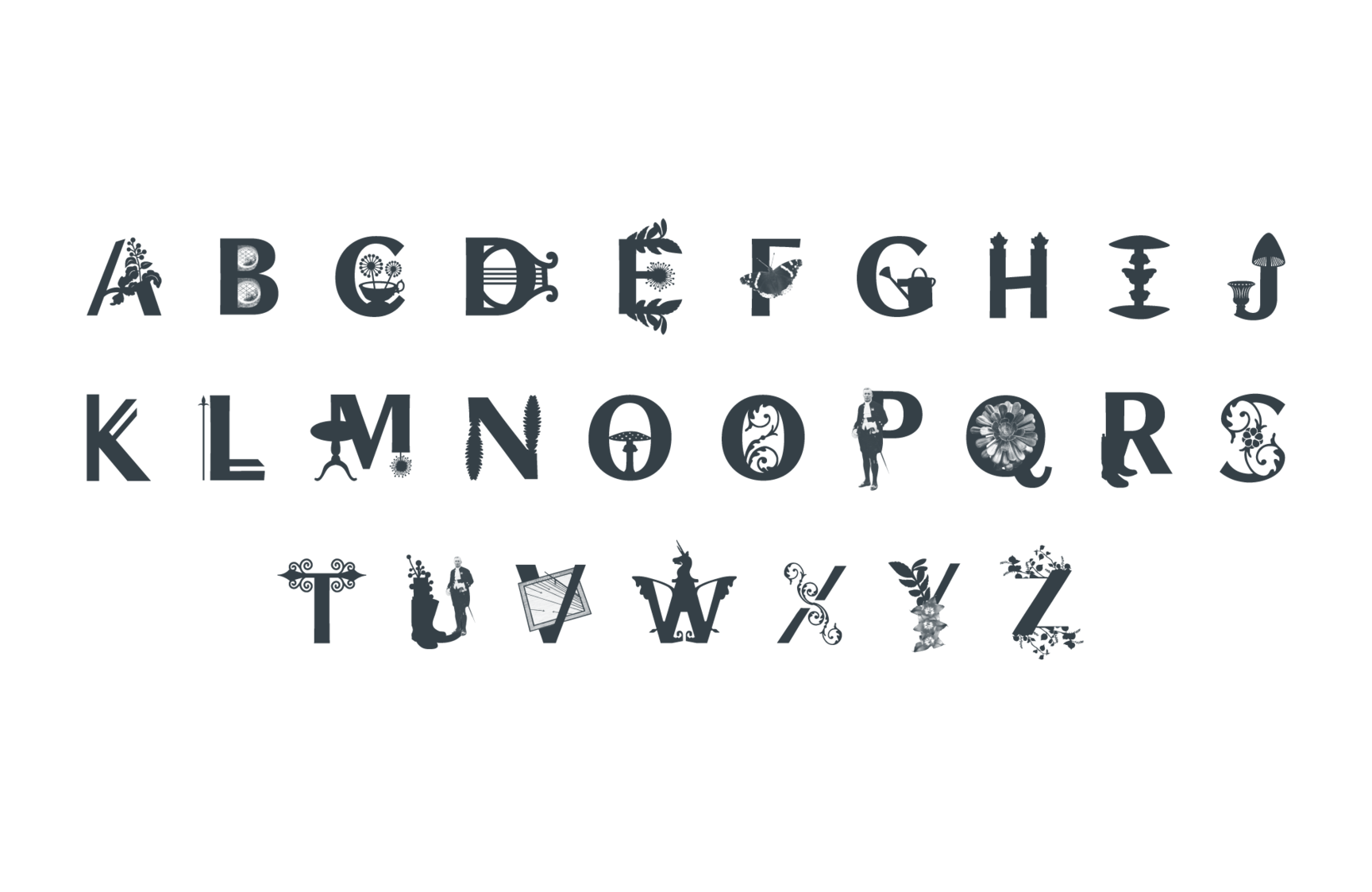 packwood house bespoke font
