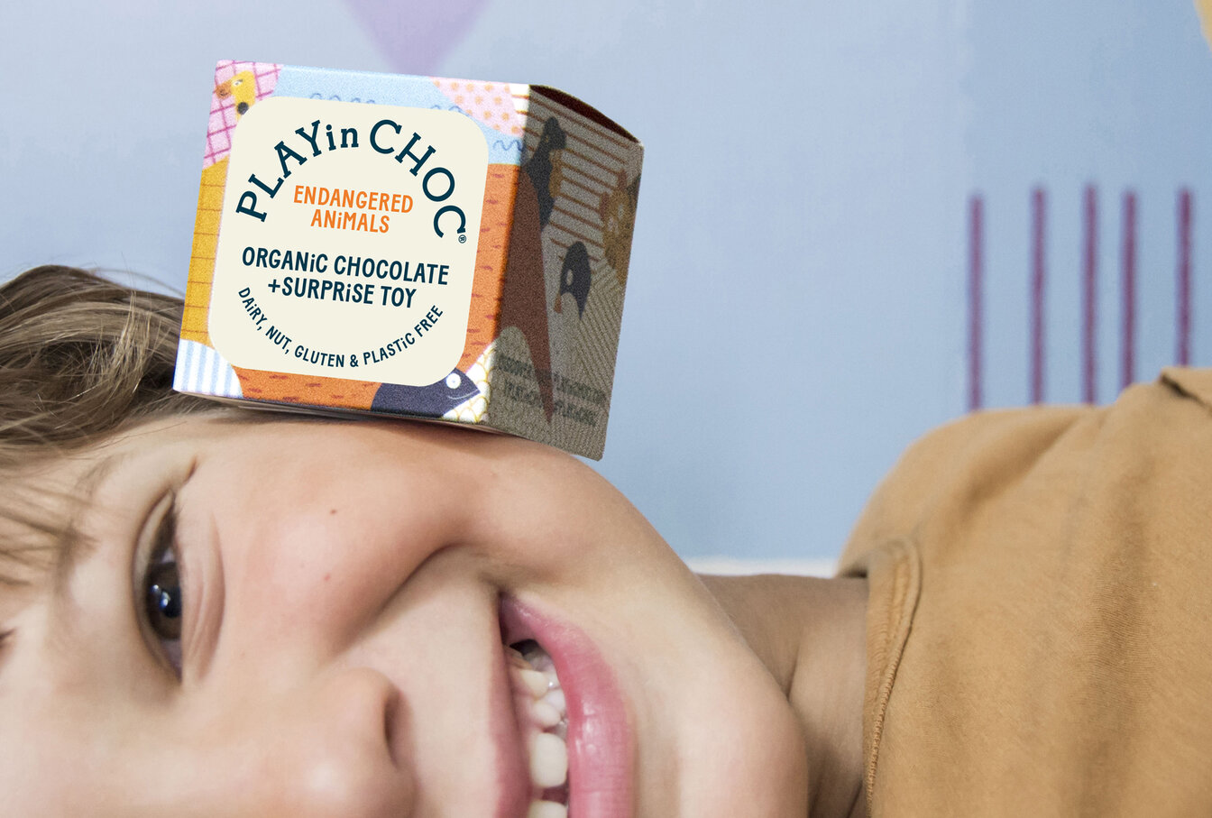 playin choc packaging design