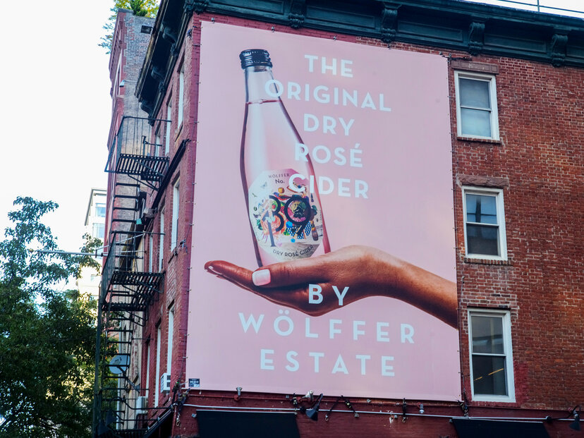 wolffer estate NYC Rose Cider billboard