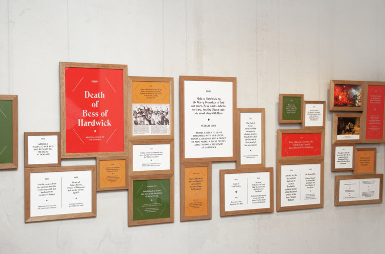 Arbella exhibition design National Trust