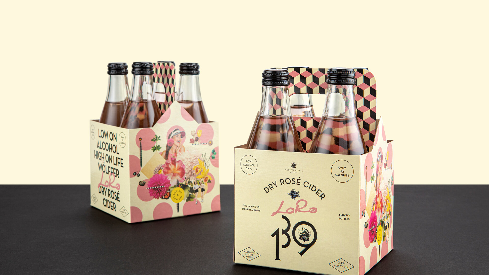 wolffer loro cider packaging