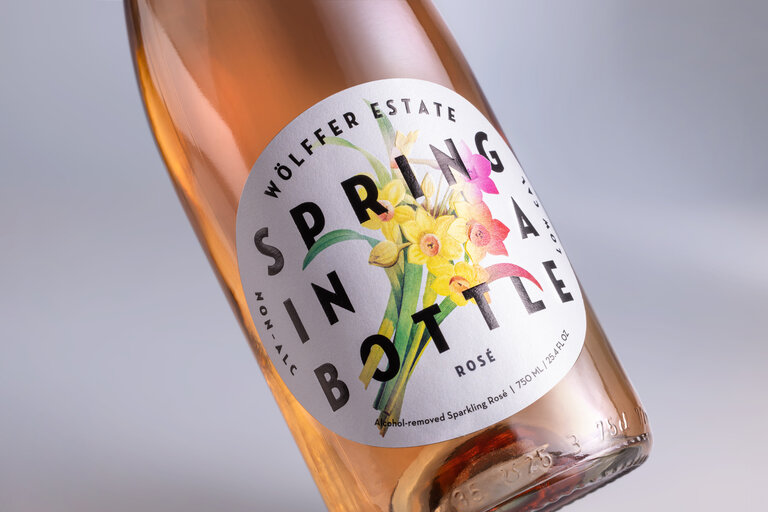 Spring In a Bottle rose detail