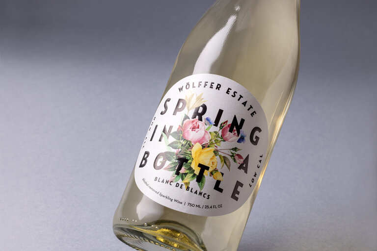 spring in a bottle white detail