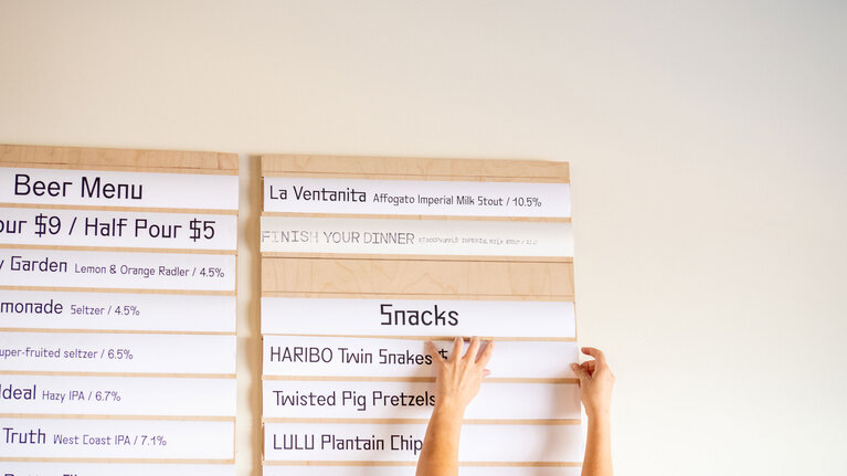 everywhere beer co menu detail
