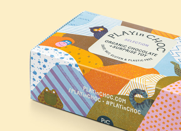 playin choc packaging design