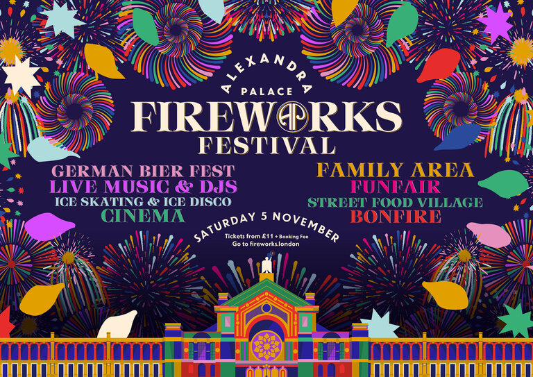 alexandra palace fireworks 2024