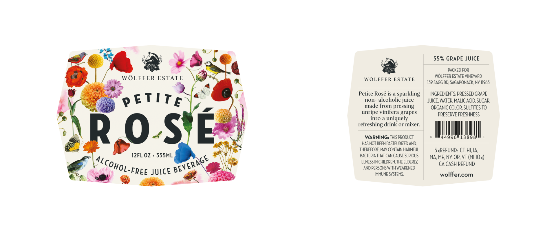 wolffer petite rose labels
