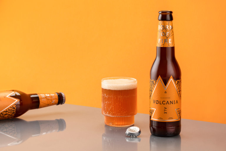 glacierfire beer packaging